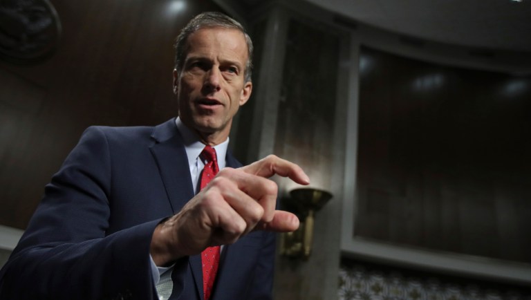 Sen. John Thune, R-S.D., and the White House are viewing a plan to replace Obamacare's subsidies to insurers with some trepidation. (AP Photo/Manuel Balce Ceneta)