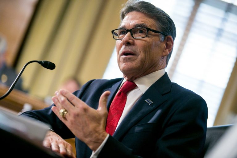 Energy Secretary Rick Perry wants to use the agency's world-class data-crunching capabilities to solve problems among American veterans, such as post-traumatic stress disorder and suicide, and eventually leverage that information to benefit everyone. (Graeme Jennings/Washington Examiner)