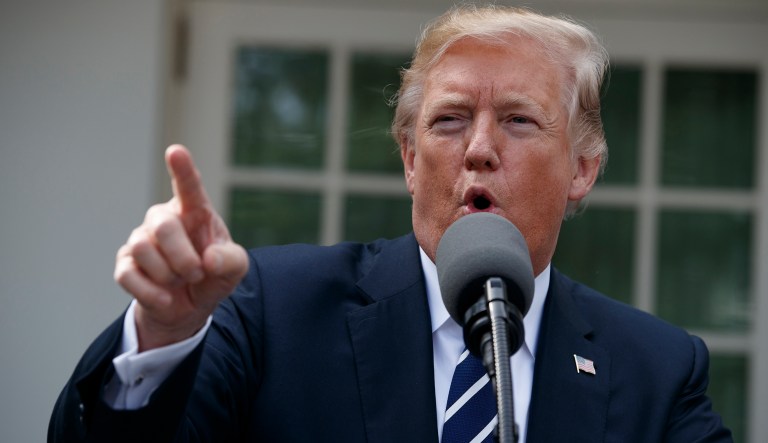 The President wrongly sees international trade as a zero-sum game and appears dead set on America winning by defeating Mexico and Canada. (AP Photo/Evan Vucci)
