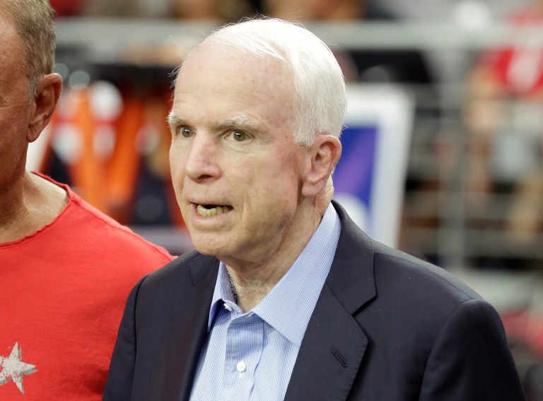 Sen. John McCain, R-Ariz., said he is 