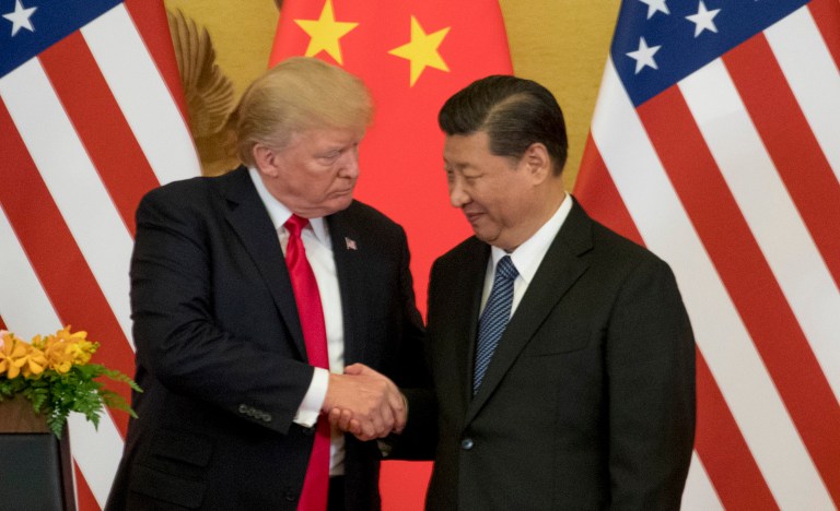 President Donald Trump and Chinese President Xi Jinping met in China last week. (AP Photo/Andrew Harnik)