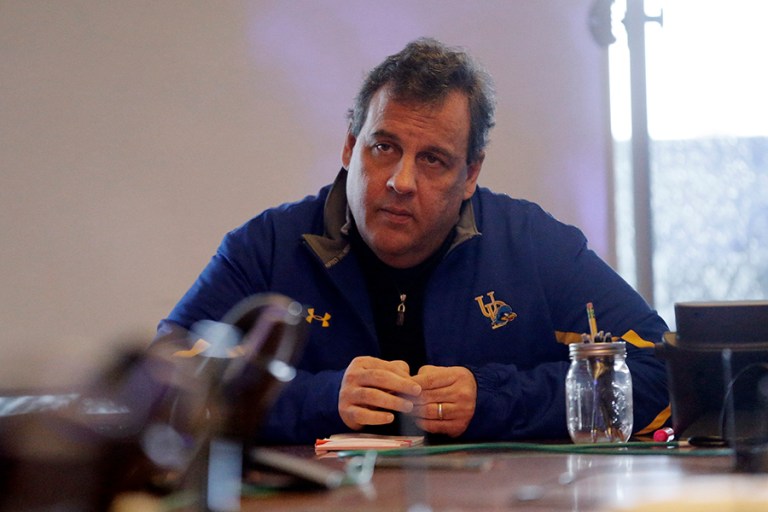 Christie touted his state's response to the blizzard as evidence of his governing ability. (AP photo/Julio Cortez)