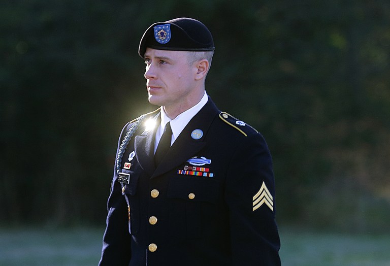 Army Sgt. Bowe Bergdahl's legal defense team asked Saturday to interview leading Republican presidential candidate Donald Trump. (AP Photo/Ted Richardson, File)