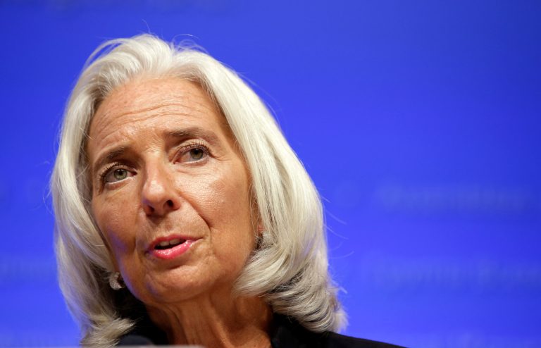 FILE - In this Oct. 12, 2013 file photo International Monetary Fund (IMF) Managing Director Christine Lagarde speaks in Washington. Lagarde warned policymakers on Wednesday to avoid mistakes that could derail a fragile global recovery. Lagarde said that Congress should promptly increase the U.S. government's borrowing limit and the Federal Reserve should avoid withdrawing its financial support too rapidly.  (AP Photo/Alex Brandon, File)