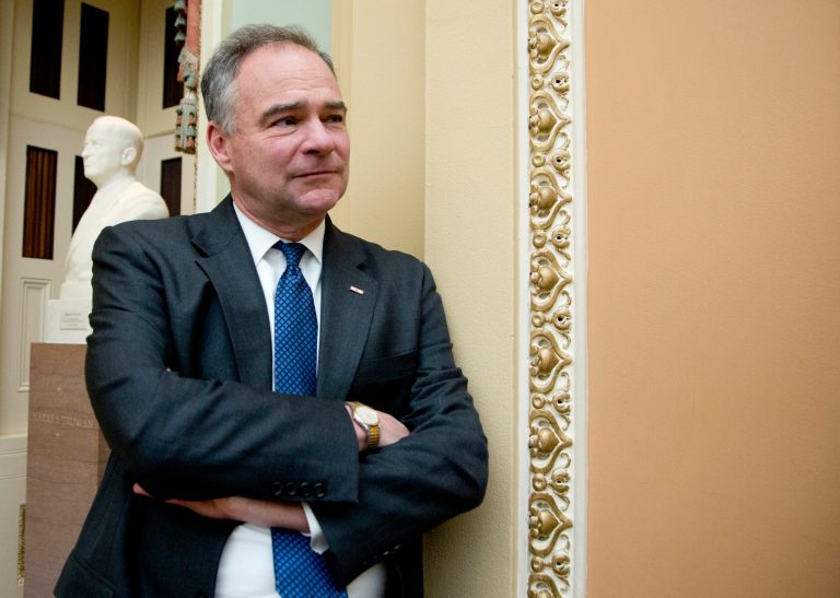 Hillary Clinton will receive a full-throated endorsement for president Saturday from Sen. Tim Kaine, D-Va., in South Carolina, a key early-primary state.ÃÂ (AP/Manuel Balce Ceneta)