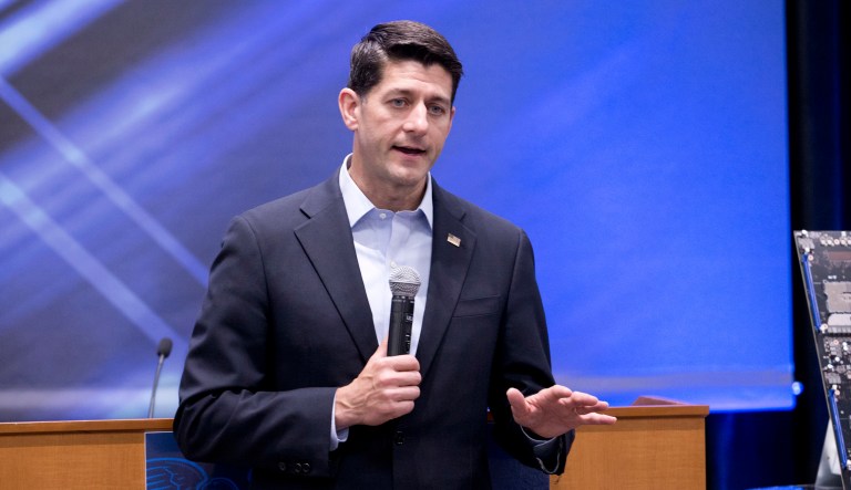 Paul Ryan said President Trump's decision to side with Democrats in negotiations was motivated by a desire for bipartisanship. (AP Photo/Don Ryan).