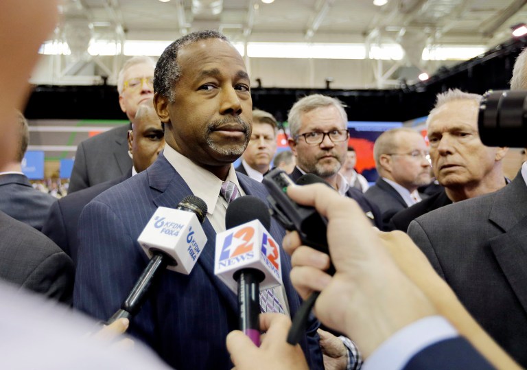 Ben Carson indicated last week that Trump is considering John Kasich, Marco Rubio, Ted Cruz, Chris Christie, and Sarah Palin. (AP Photo/Kim Johnson Flodin, File)