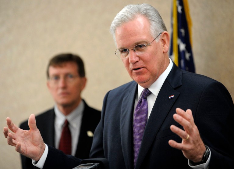 Missouri Gov. Jay Nixon's administration has been paying its dues to the National Governors Association with money intended for the oversight of the state's foster care program and other social services. (AP Photo/The Southeast Missourian, Fred Lynch)
