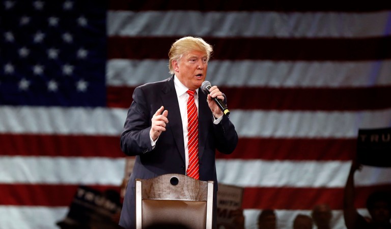 Payday lenders may benefit from President-elect Trump's victory. (AP Photo/Gerald Herbert)