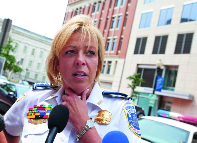 J. Scott Applewhite/AP file
D.C. Police Chief Cathy Lanier blasted a report by Human Rights Watch that accused her agency of ignoring sexual assault reports. The D.C. Council said it will investigate the allegations.