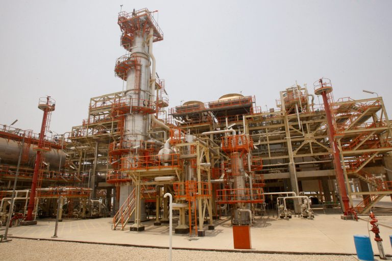 In this Monday, July 19, 2010 file photo, a part of the South Pars gas field facility is seen on the northern coast of Persian Gulf, in Assalouyeh, Iran. (AP Photo)Â 