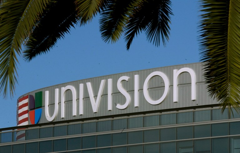 Univision logo.