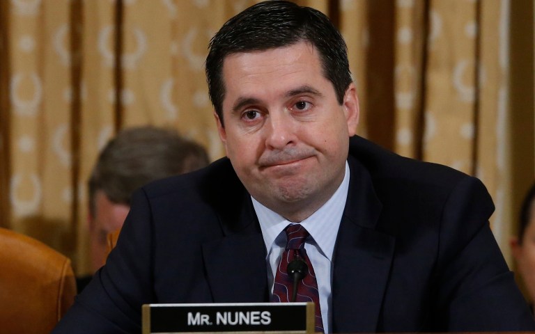 House Intelligence Committee chairman Devin Nunes declined to accept phone calls from a top U.S. intelligence official who sought to discuss evidence that Russia interfered in the presidential election, according to a new report. (AP Photo/Charles Dharapak)