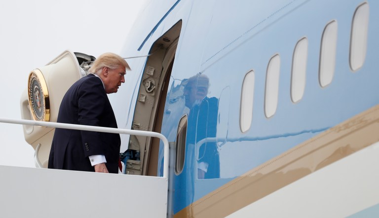 The president has gotten out of his own way by staying off of Twitter over the past few days. (AP Photo/Carolyn Kaster)