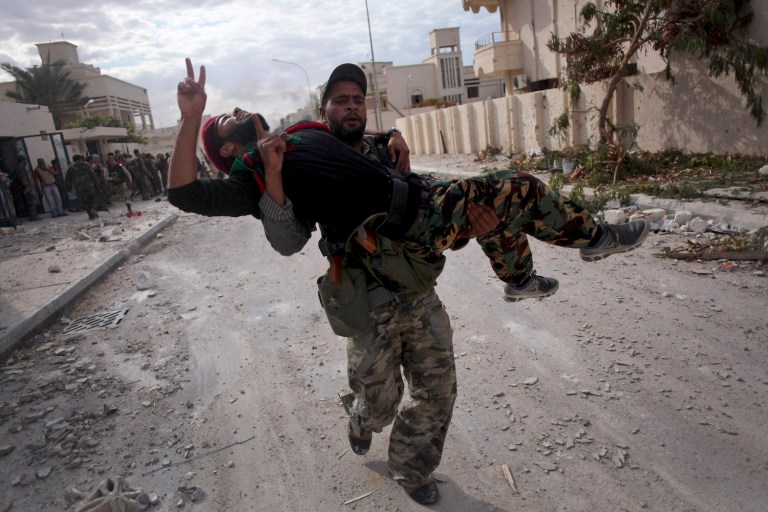 Six years after the Libya operation began, self-reflection is in order. (AP Photo/Manu Brado)