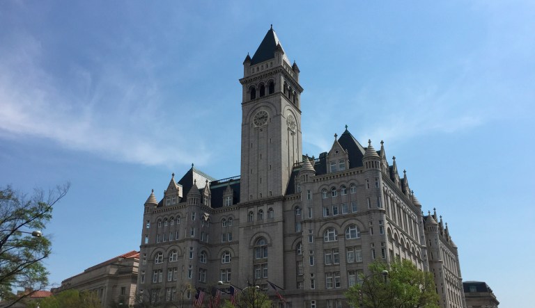The group wants to know if the lease benefits President Trump. (AP Photos/Beth J. Harpaz)