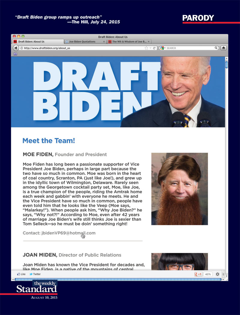 Joe vs. Donald: the contest of the century
