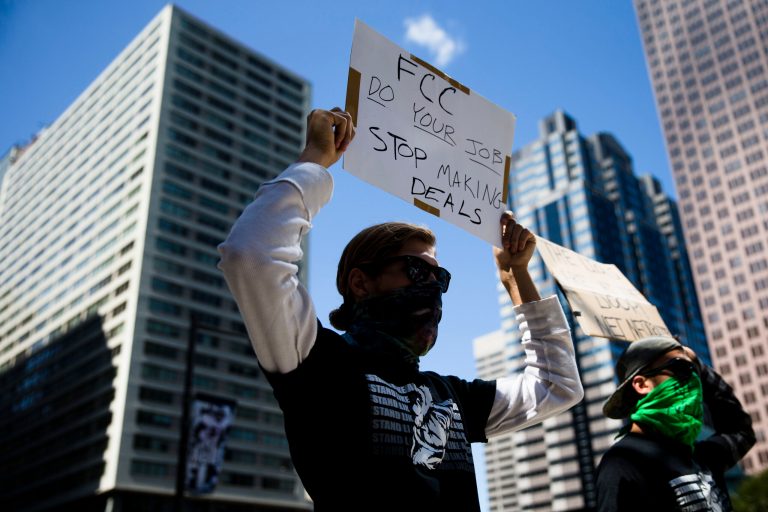 AÂ federal appeals court will hear oral arguments over a Federal Communications Commissions rule that critics say steals consumer protection authority from the Federal Trade Commission.Â (AP Photo/Matt Rourke)