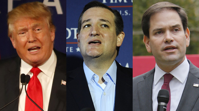Poll: Trump losing head-to-head against Cruz, Rubio