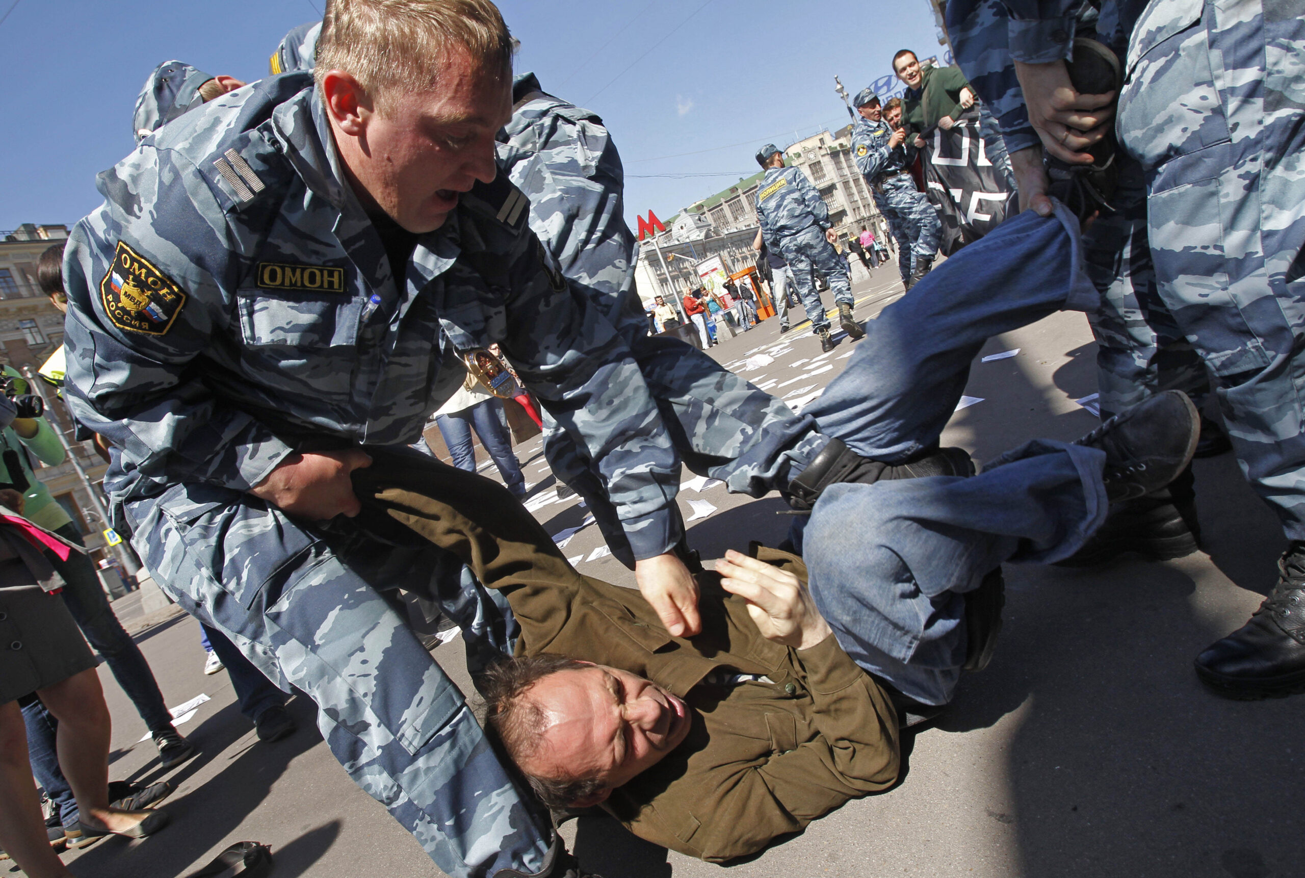 Russia fine for protesters may surpass nuke crimes