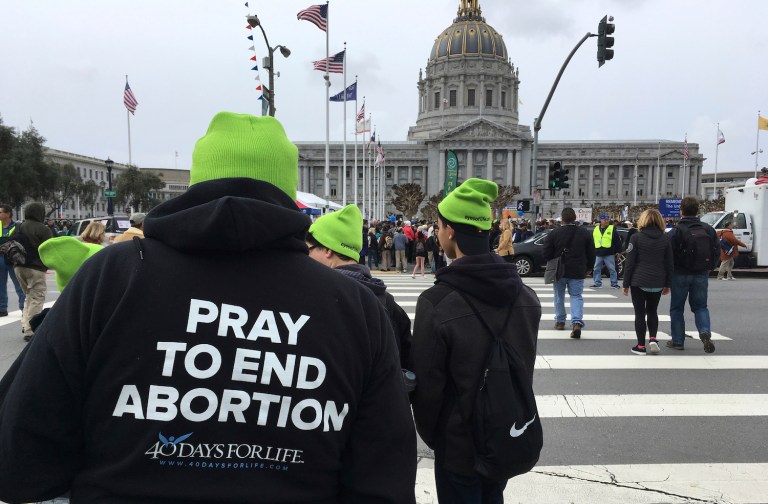 It's our annual petition that we rightly secure equal rights for all people, born and unborn. (AP Photo/Jocelyn Gecker)