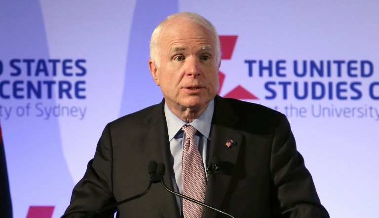 Sen. John McCain said Tuesday that Americans who are 