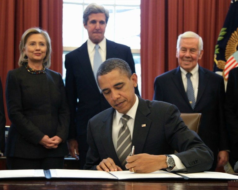 Too often, President Obama, Hillary Clinton, John Kerry and their foreign policy teams stood idle as terrible events unfolded, as if the United States were the least influential country in the world. (AP Photo)