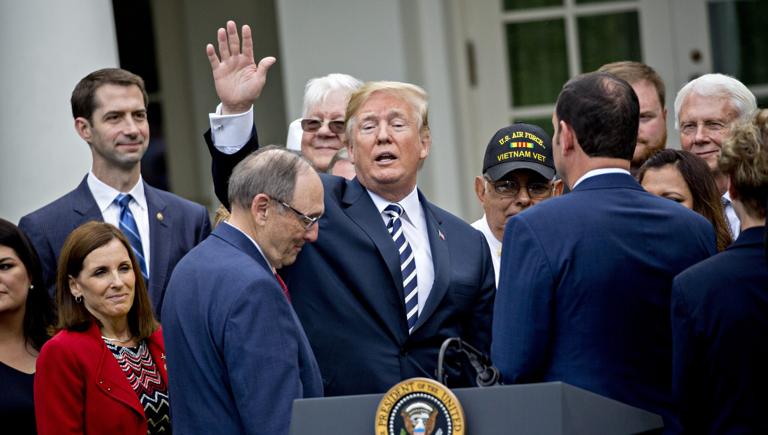 President Trump, you help the economy by getting out of the way