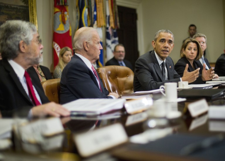 The president requested a total of $19 billion for cybersecurity in his fiscal 2017 budget request. (AP Photo/Pablo Martinez Monsivais)