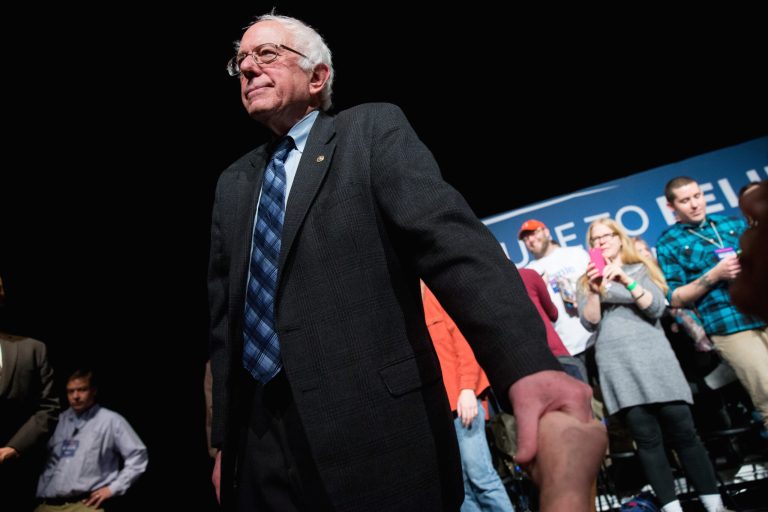 Fox has Sanders leading 50 percent to Clinton's 37 percent among Democratic primary voters. (AP Photo/Andrew Harnik)