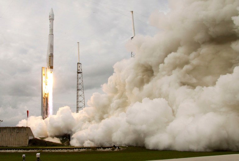 President Trump said he wanted to see a manned mission to Mars by the end of his presidency. (AP Photo/John Raoux)