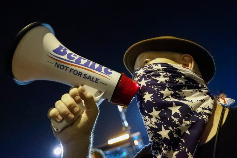 The Democratic Party is now viewed as out of touch by a larger share of Americans than either the Republican Party or President Trump, a poll says. (AP Photo/John Minchillo)