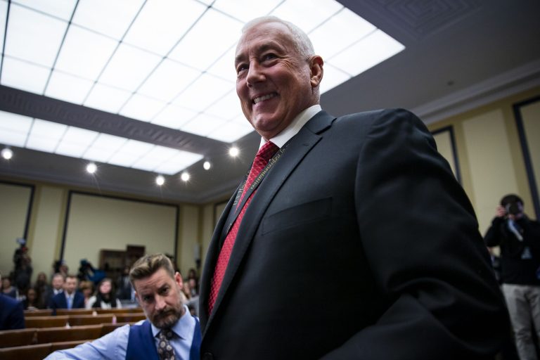 Representative-elect Greg Pence, a Republican from Indiana, arrives.
