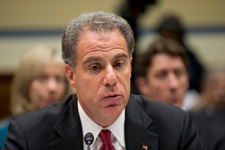 Michael Horowitz, the Justice Department's inspector general, goes before the House Oversight and Government Reform Committee on Capitol Hill in Washington, Thursday, Sept. 20, 2012. (AP Photo/J. Scott Applewhite)