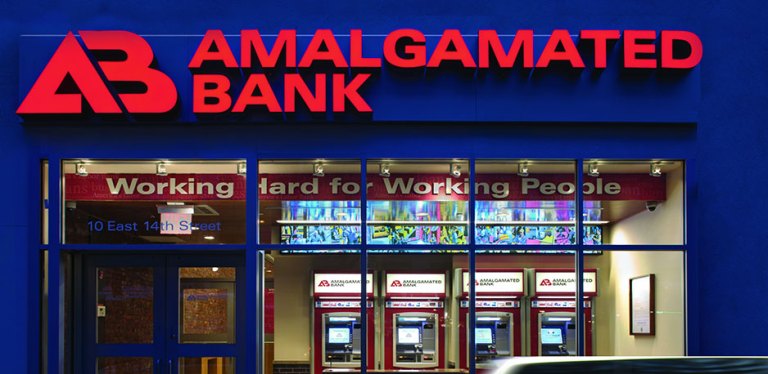 Amalgamated Bank is union owned and has extensive ties to the Democratic establishment. (Bloomberg Photos)