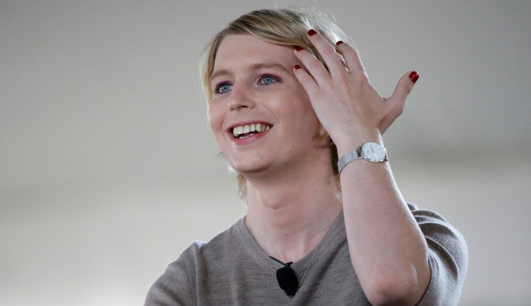 Chelsea Manning had her 35-year sentence commuted by former President Barack Obama in January. Since her release, Manning has been active on the speaker's circuit and social media about government transparency and trans issues. (AP Photo/Steven Senne)