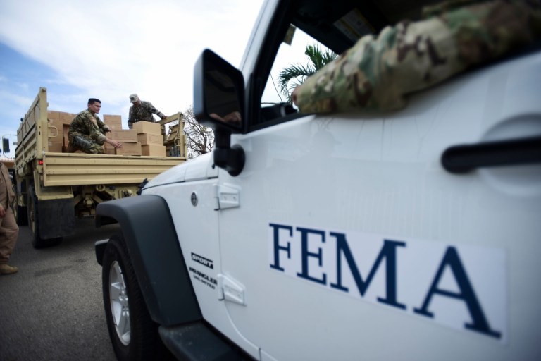All moving parts in and en route to Puerto Rico are controlled by the Department of Homeland Security's FEMA professionals and their program called NIMS. (AP)