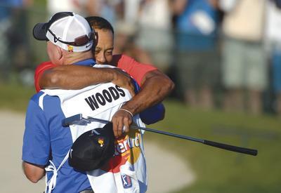 Phelan M. Ebenhack/AP
Tiger Woods earned his first PGA Tour victory in 30 months at the Arnold Palmer Invitational.