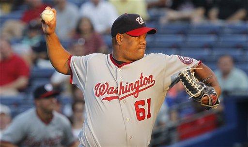 Hernandez finishes season, maybe career with Nats, in loss