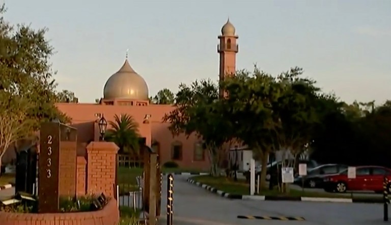 Jacksonville police said they received a tip that Bernardino Gawala Bolatete was attempting to organize a mass shooting at the Islamic Center of Northeast Florida. (screenshot)