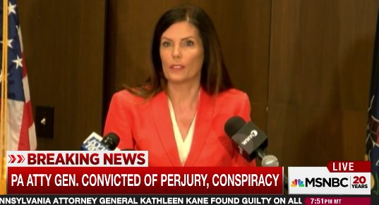 Clinton Ally and Pennsylvania AG Found Guilty of Perjury