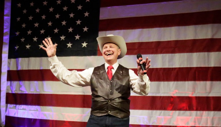 Even a Roy Moore win could be used against Republicans in less-conservative areas, as well as to bolster liberal fundraising. (AP Photo/Brynn Anderson)