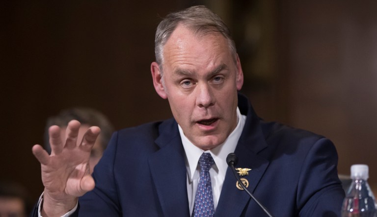 Interior Secretary Ryan Zinke on Monday tweeted out changes to a planned oil and gas lease sale in Montana after the proposed transaction faced pushback from tribal and environmentalist groups. (AP Photo/J. Scott Applewhite)