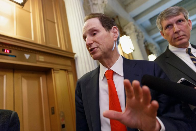 Ã¢â¬ÅThis is, to me, the kind of matter that the National Counterintelligence and Security Center should respond to quickly, because it affects a debate coming up,Ã¢â¬ï¿½ Wyden said. (AP file)