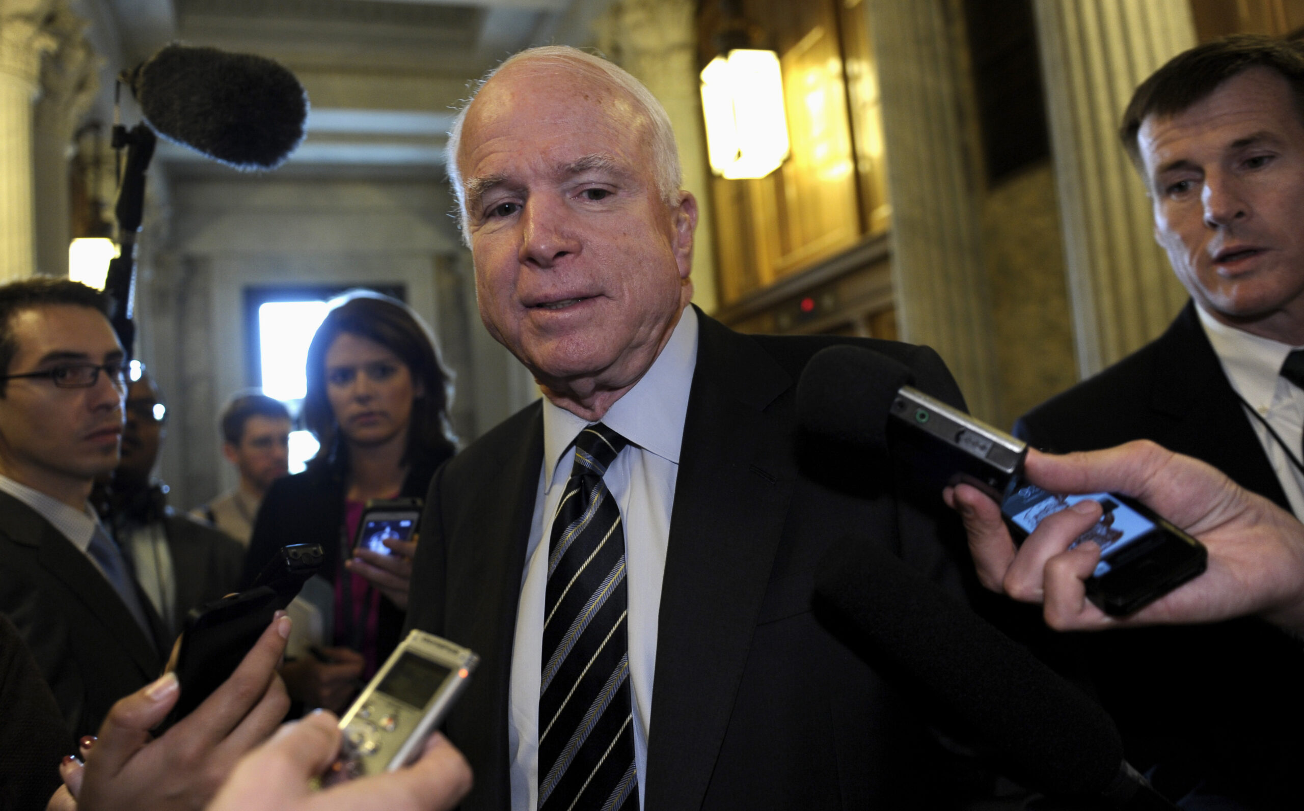 John McCain slams GOP’s ‘false premise’ of repealing Obamacare