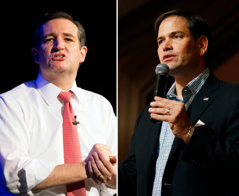 Texas Sen. Ted Cruz and Florida Sen. Marco Rubio.Â (AP Photos)