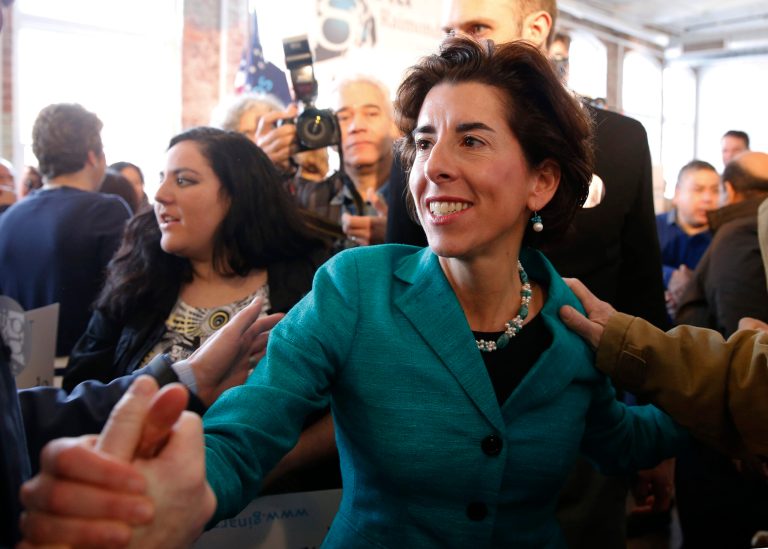 At first, Gina Raimondo thought solving Rhode Island's pension problem was just a matter of math: Billions of dollars of unfunded benefits were owed to the state's teachers, police officers, firefighters and others. (AP Photo/Michael Dwyer, File)