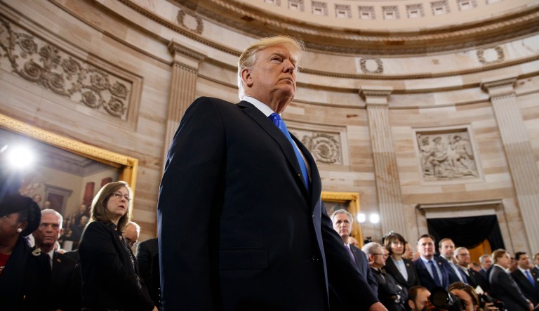 Wednesday was perhaps the best snapshot of President Trump thus far, showing all the various elements of his personality and presidency, and in the end, it was a mix of the bad, the good, and the excellent. (AP Photo/Evan Vucci)