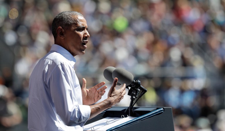 The Obama administration issued a new rule on Tuesday to crack down on methane emissions from natural gas drilling on federal lands. (AP Photo/Carolyn Kaster)