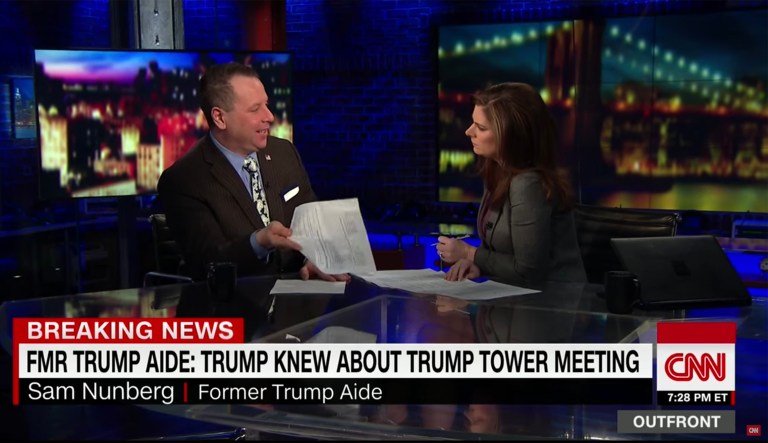 Washington Examiner's commentary writers discuss the development of talks between President Trump and North Korea. But first, they dive right into Sam Nunberg's media meltdown and how it relates to the ongoing Russia investigation. (Screenshot, via CNN YouTube)
